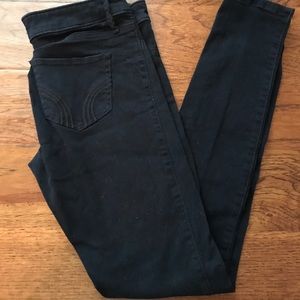 Hollister black skinny jeans